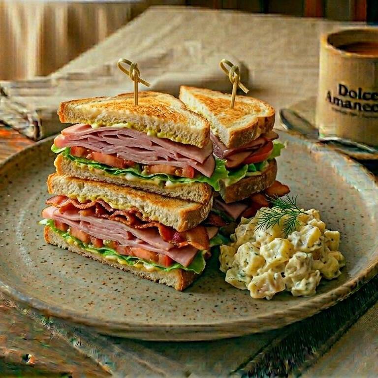 Club Sandwich de Jamon