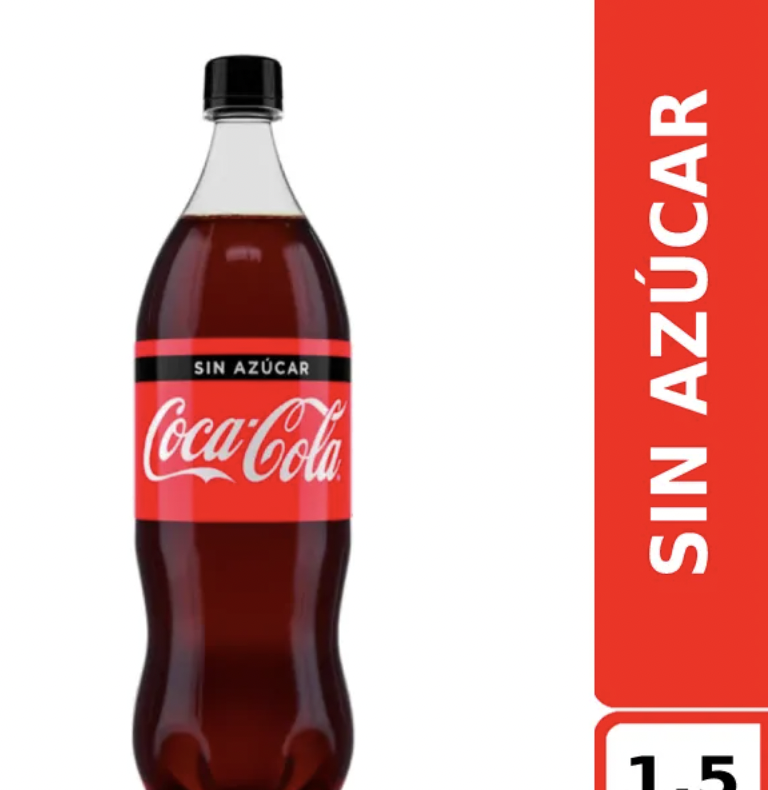 Coca Cola Sin Azucar 1.5 Lts