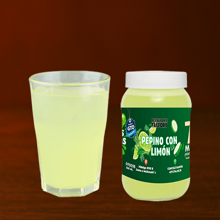 Agua de Pepino con Limón FF