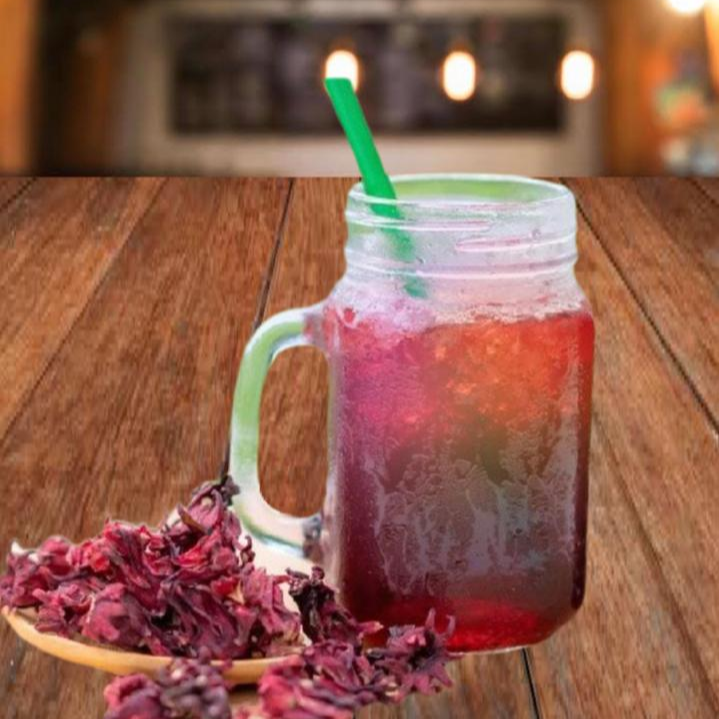1 Litro de Agua de Jamaica Natural