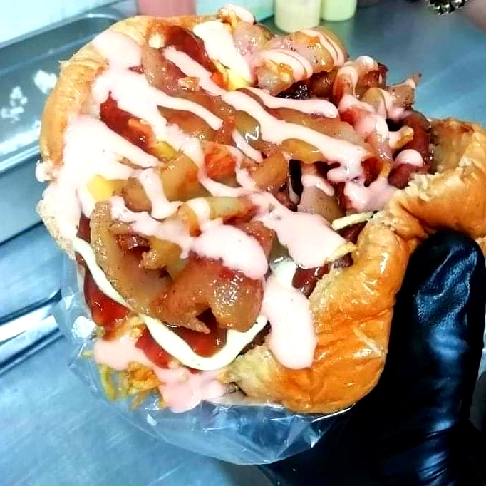 Hamburguesa Doble Queso y Doble Tocineta