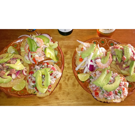Tostada De Camarón / Cangrejo