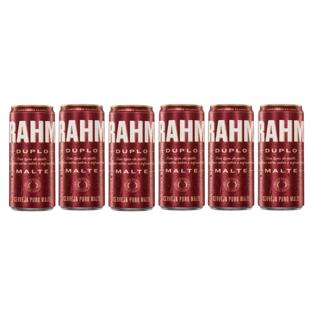 Combo com 6 unidades Latas Brahma Duplo Malte - 269ml