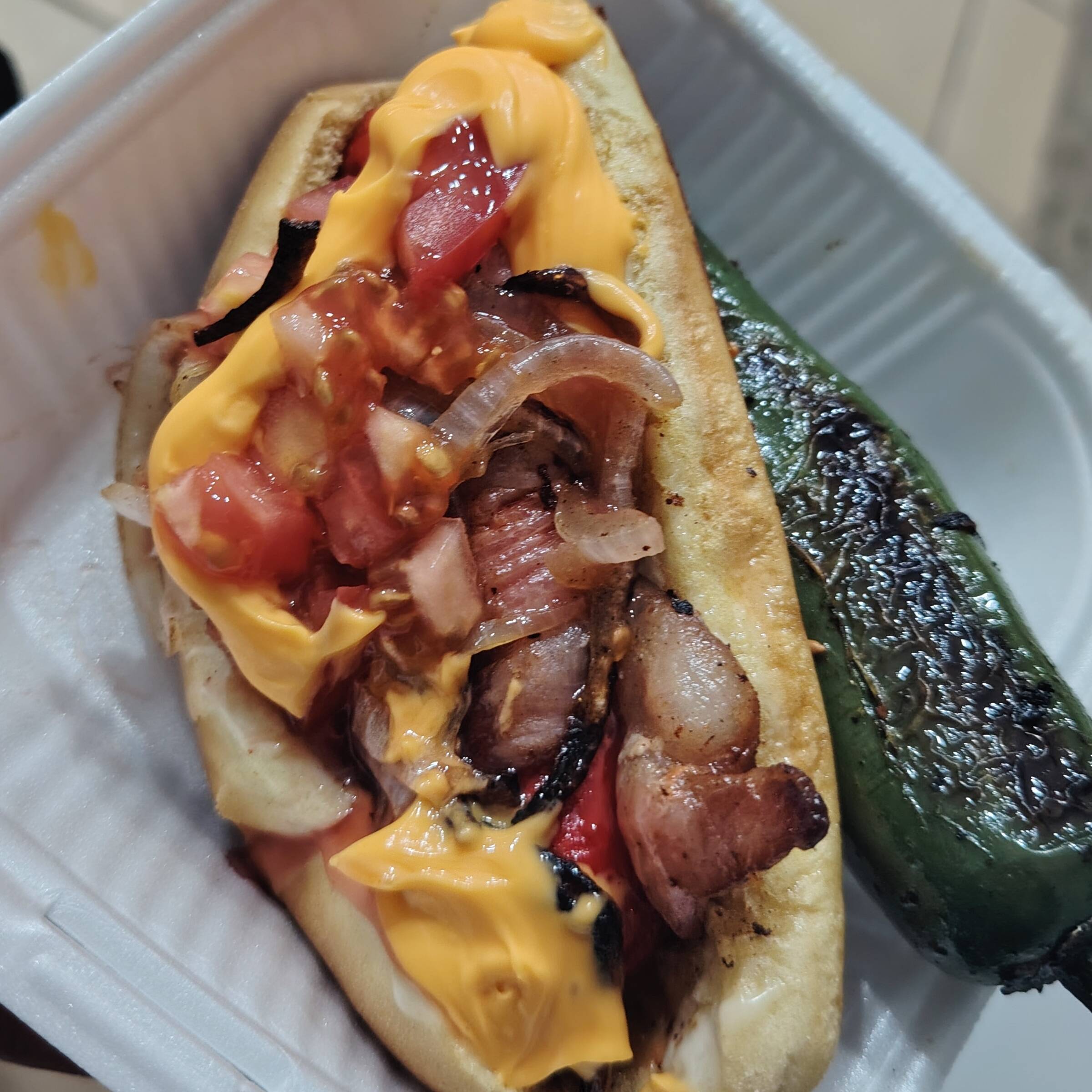 Hot dog montado