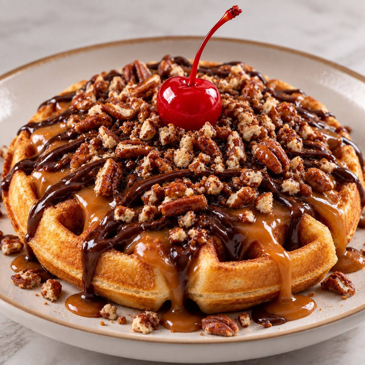 Wafle Nuez Cajeta