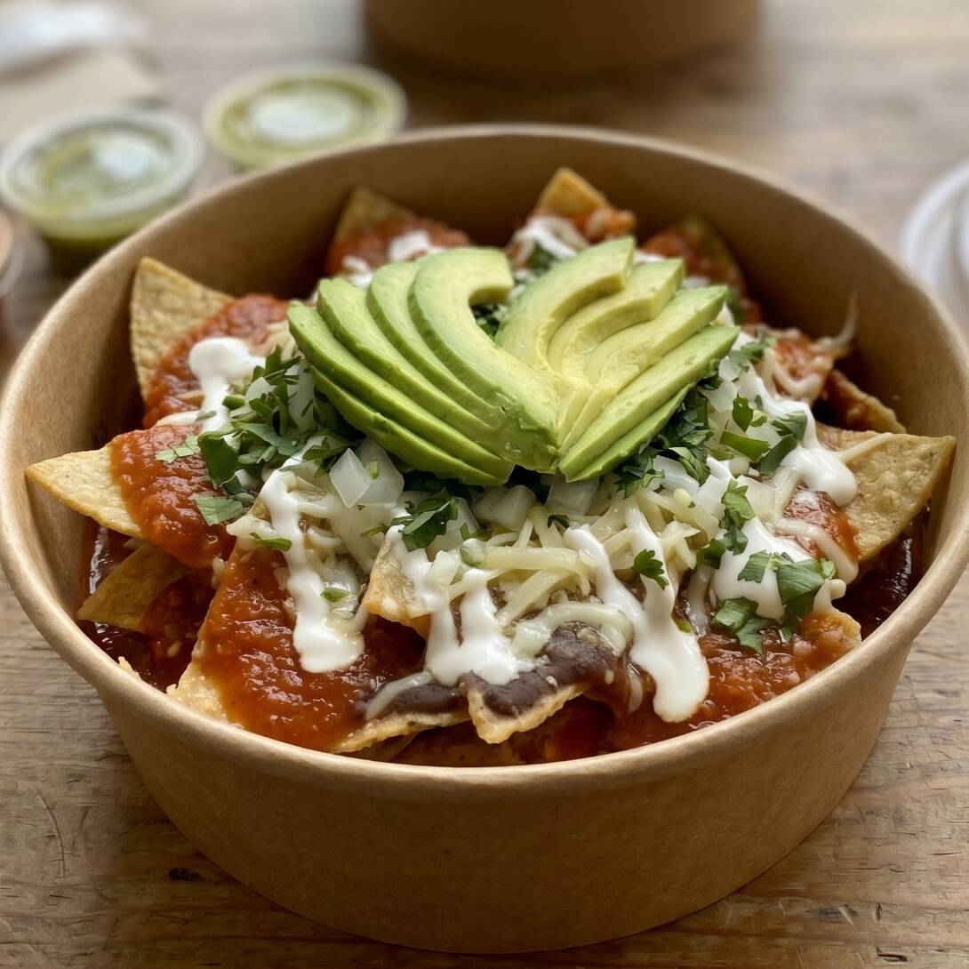 Chilaquiles Rojos Sencillos