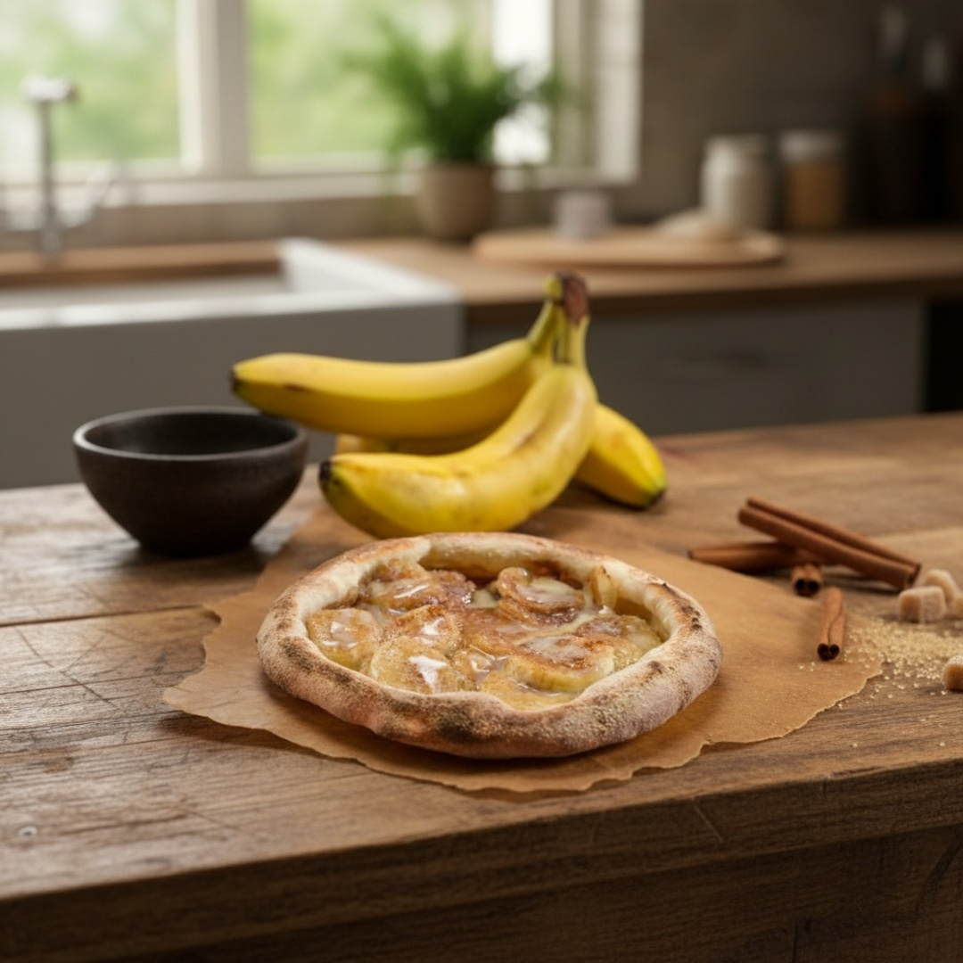 Para amantes de frutas tropicais, Esfiha de Banana com Leite Condensado, polvilhada com Canela, muito saborosa! A Sobremesa ideal!