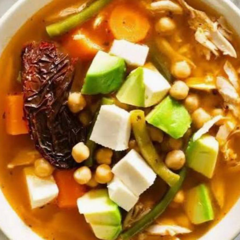 Caldo de Tlapeño C/ Verduras