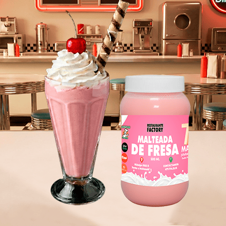 Malteada de Fresa 500 ml
