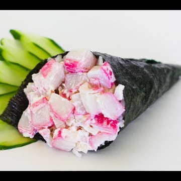 (ARROZ, ALGA, KANI, CREAM CHEESE E CEBOLINHA)