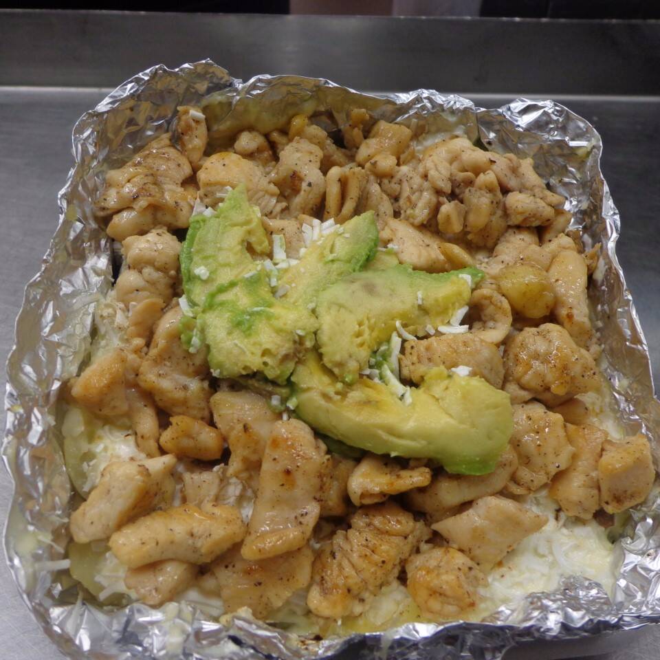 Papa Rellena de Pollo