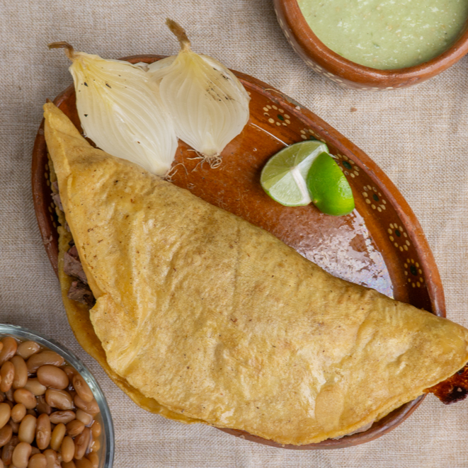 QUESADILLA CON CARNE