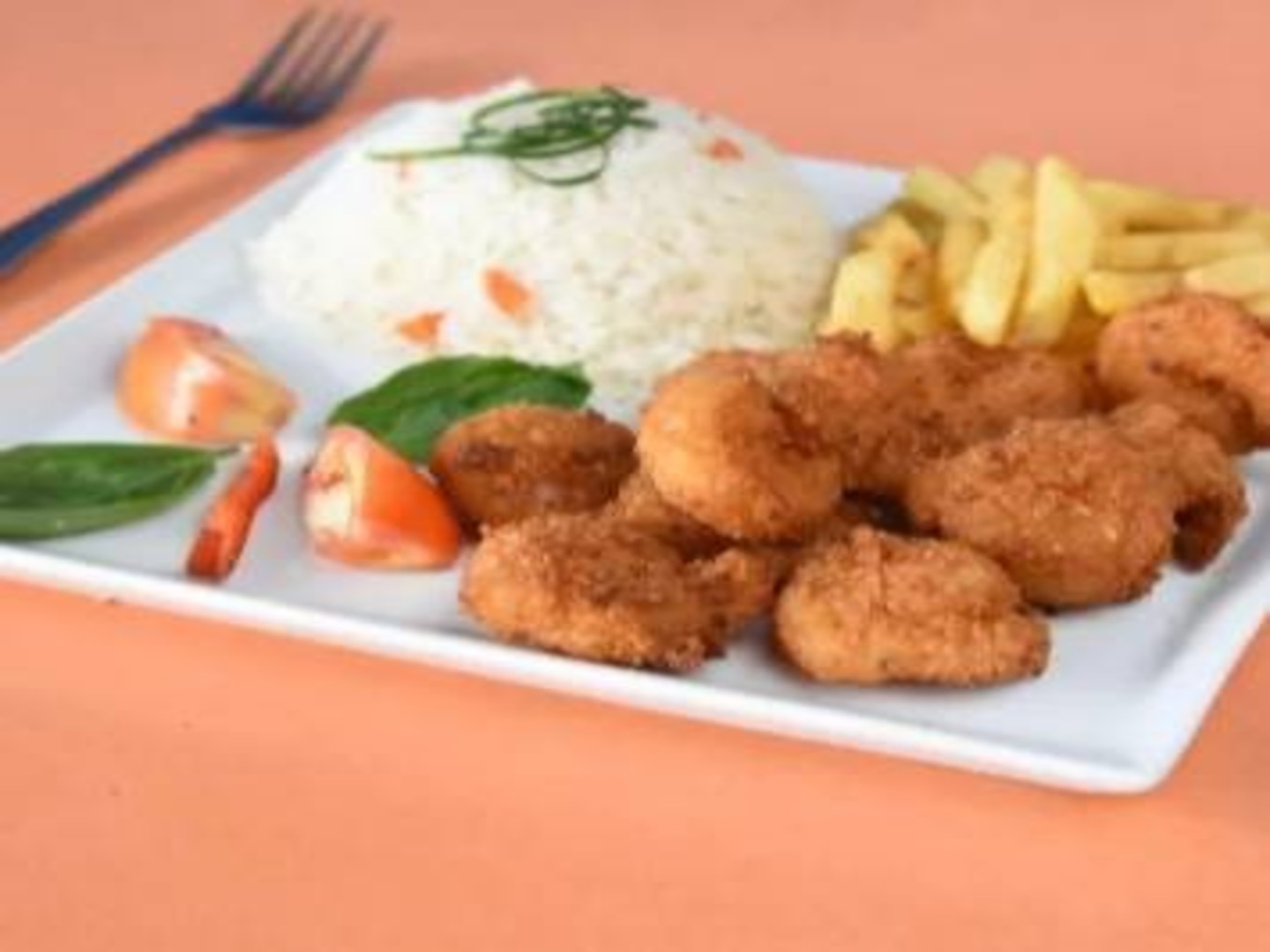 Camarones Empanizados.