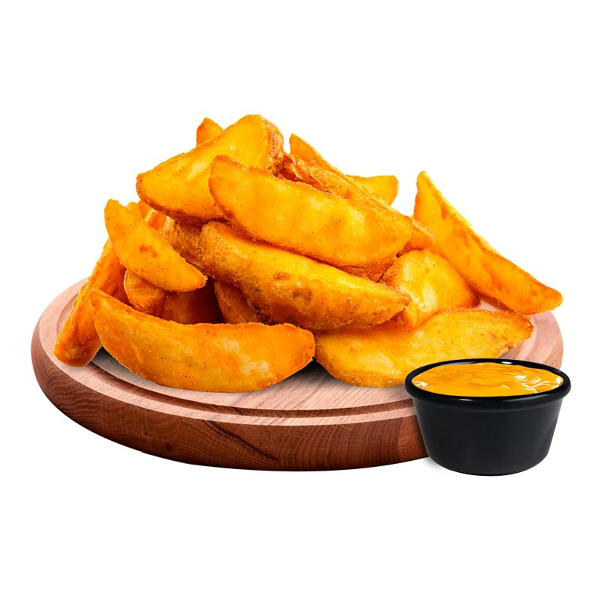 Orden de Papas en Gajo con Queso Cheddar