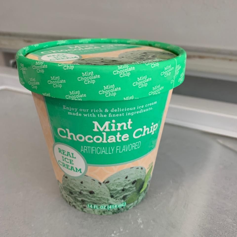 Vaso De Nieve De 414 Ml Mint Chocolate Chip