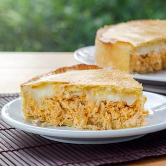 Acho que não existe alguém que não goste de torta de frango com requeijão . Se você é uma das pessoas que amam uma torta de frango, então vai amar a receita