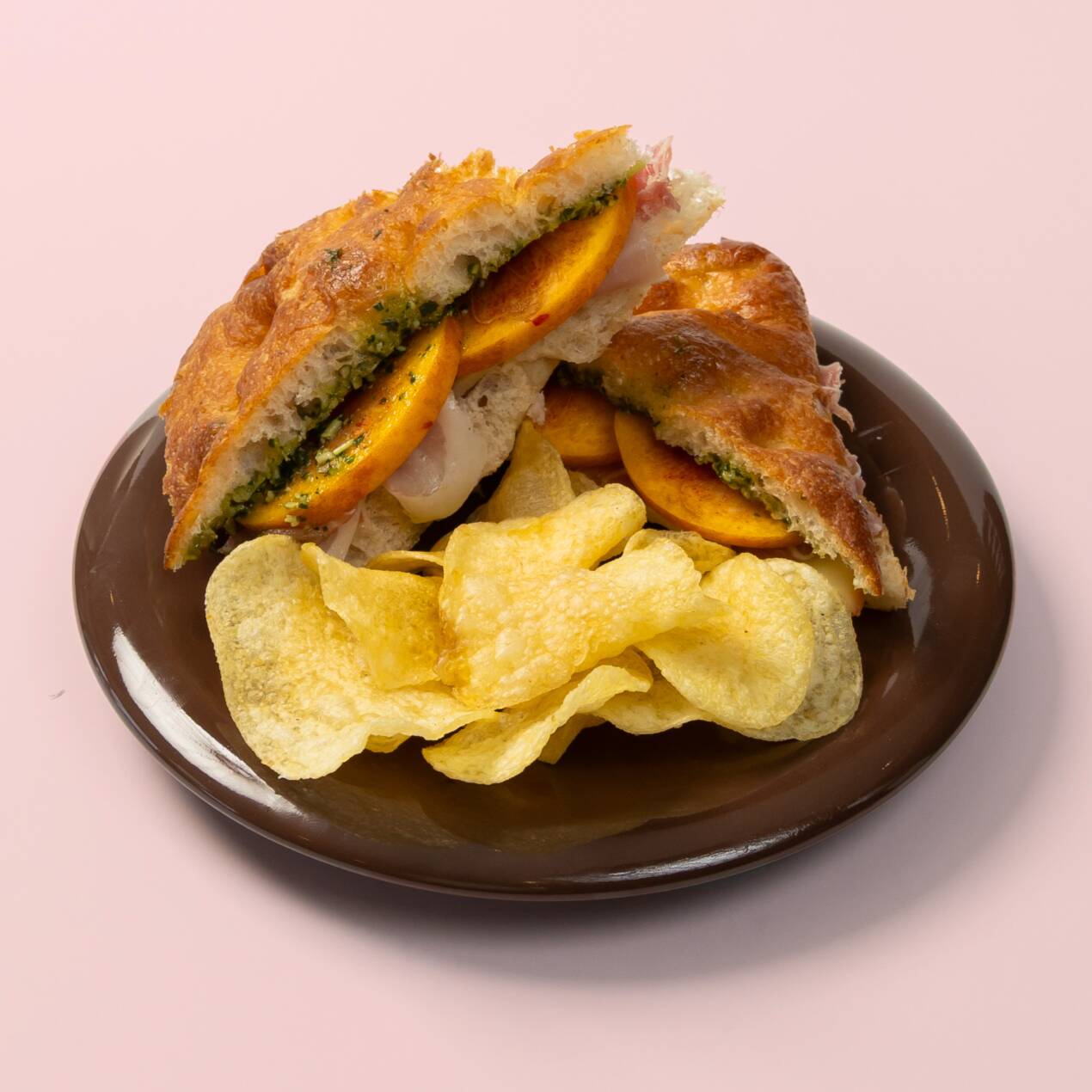 Focaccia Durazno y Provolone