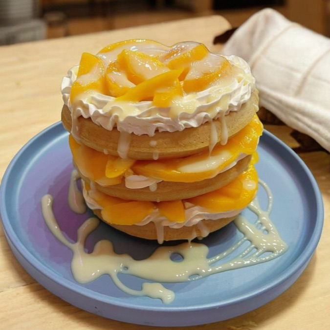 Hotcakes Durazno Cream (Producto Frío)