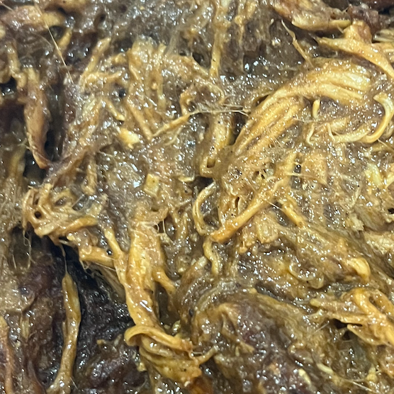 Taco de Mole Rojo