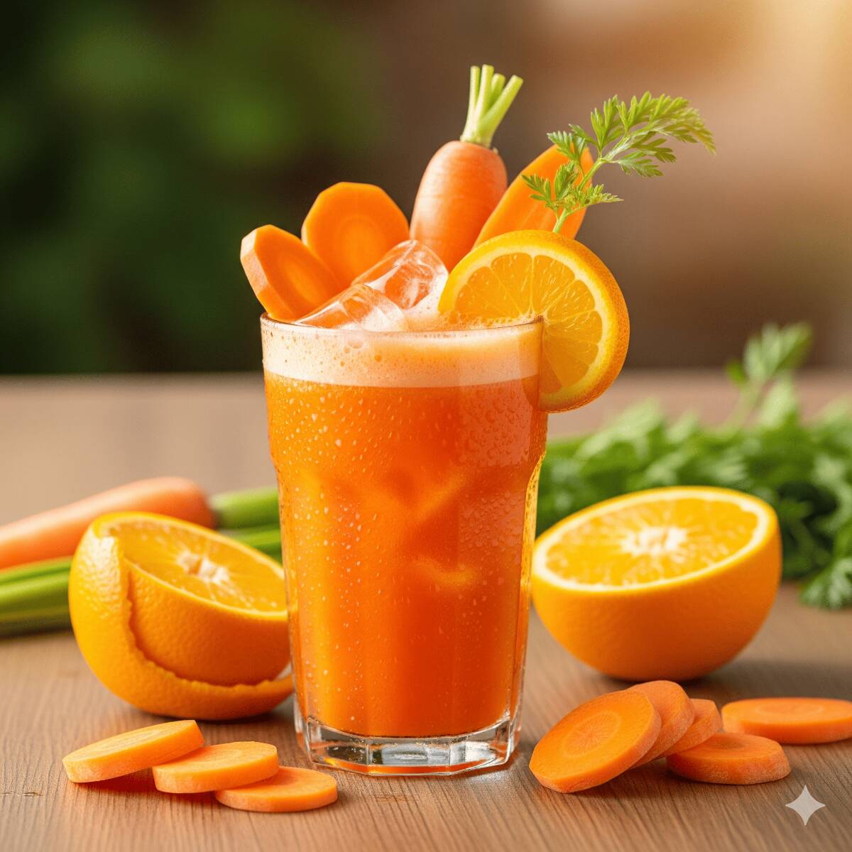 Jugo de Naranja y Zanahoria Mediano
