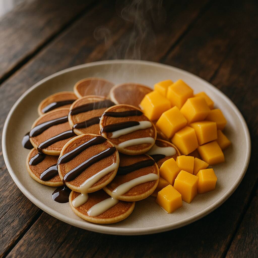 Mini HotCakes con Mango