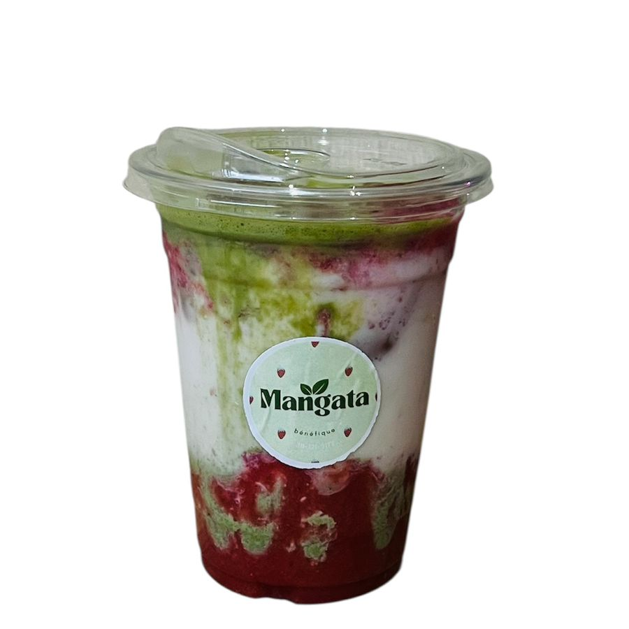 STRAWBERRY MATCHA LATTE