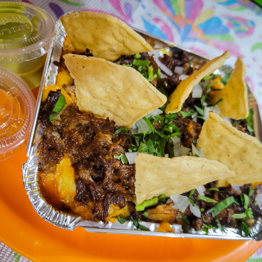 Papa Horneada de Birria