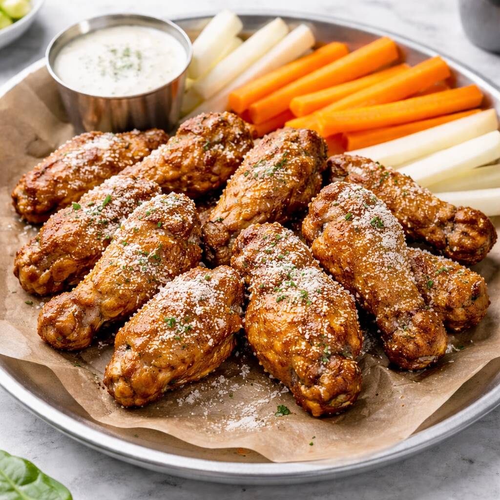 ALITAS QUESO PARMESANO 10 PZS