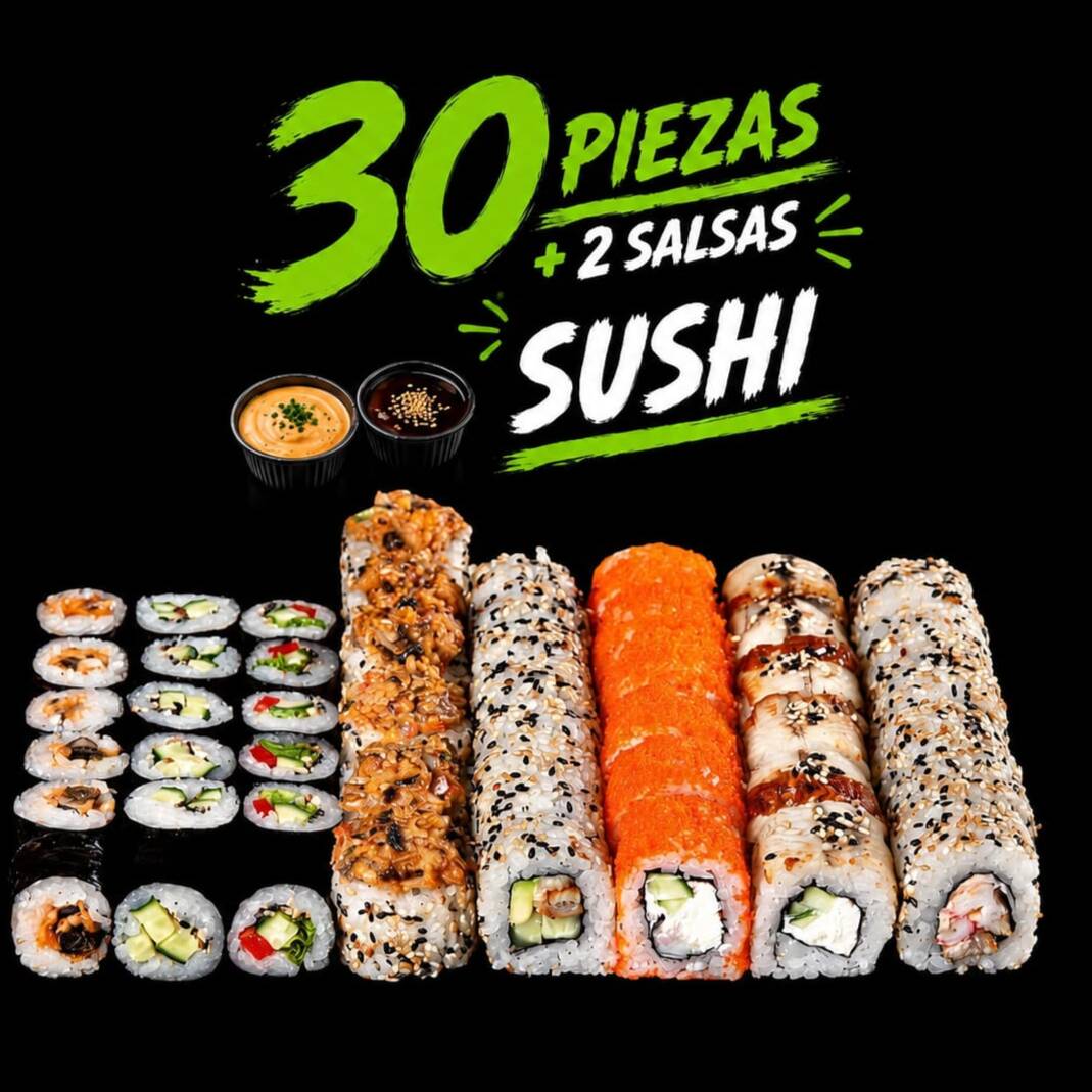 30 Piezas + 2 Salsas Dulces / Elige Tus Piezas