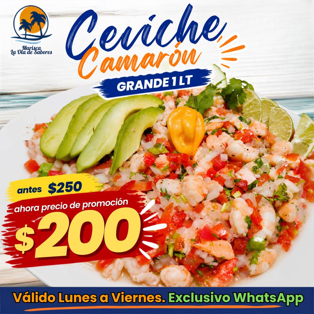Ceviche de Camarón Grande