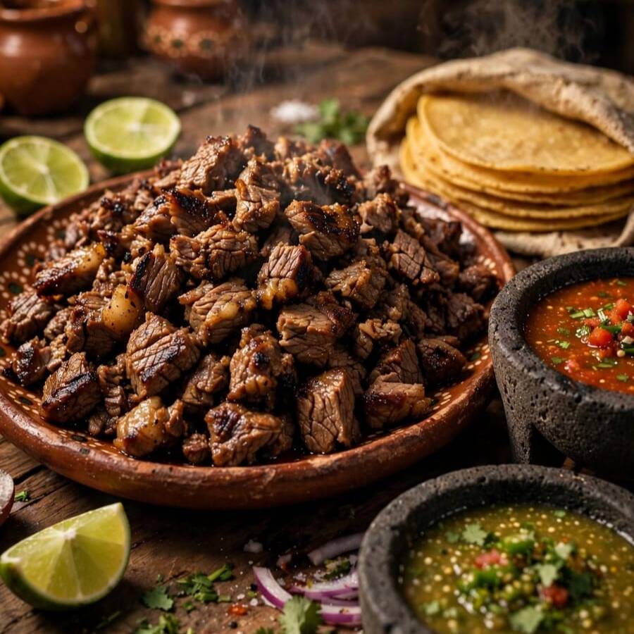 Arrachera en Pareja