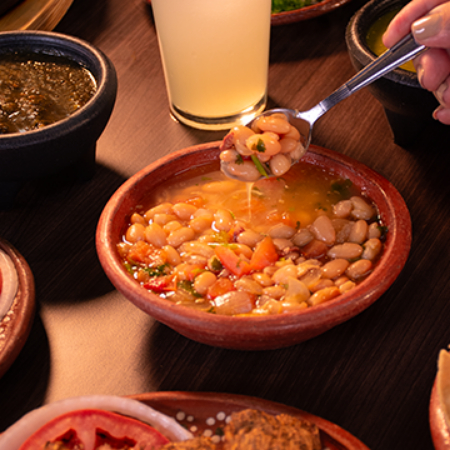 FRIJOLES A LA CHARRA INDIVIDUAAL.