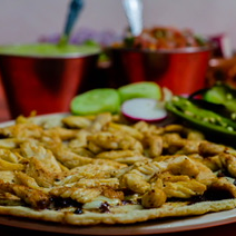 Chorreada con Pollo