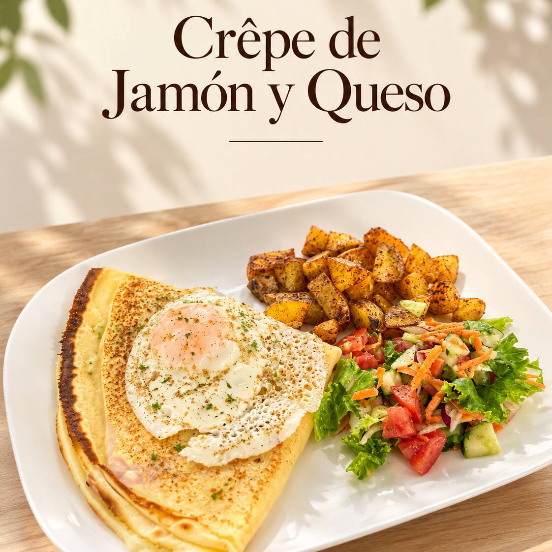 Crêpe Salada Jamón