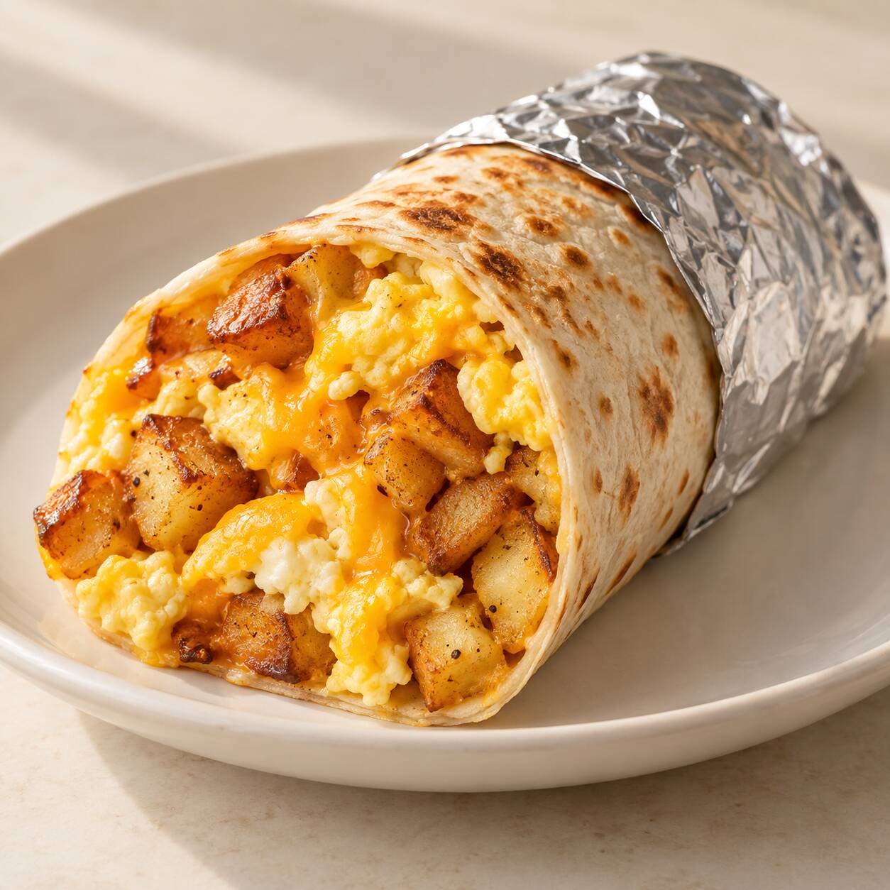 Burrito de Huevo con Tocino