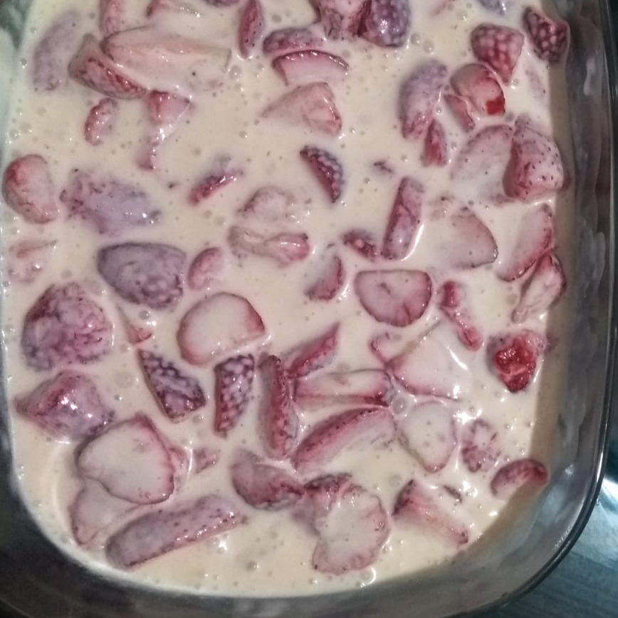 Fresas con crema
