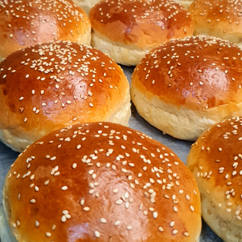 Bollos 80 Gr Ajonjoli Blanco (6 Piezas)