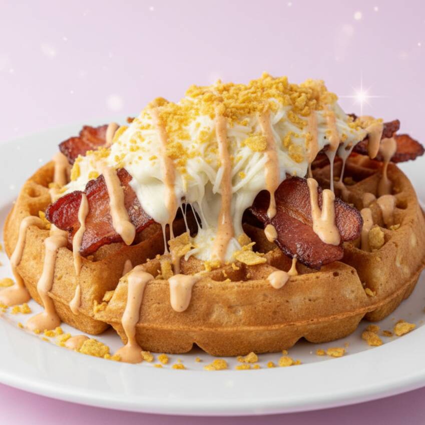 Waffle Cuarzo Dorado