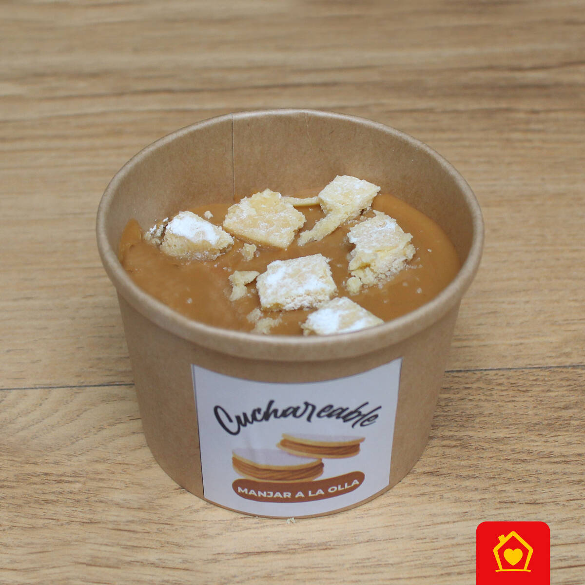 Cuchareable de Alfajor con Manjar a la Olla