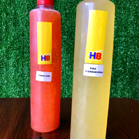 Agua de Piña y Hierbabuena de 500 ml