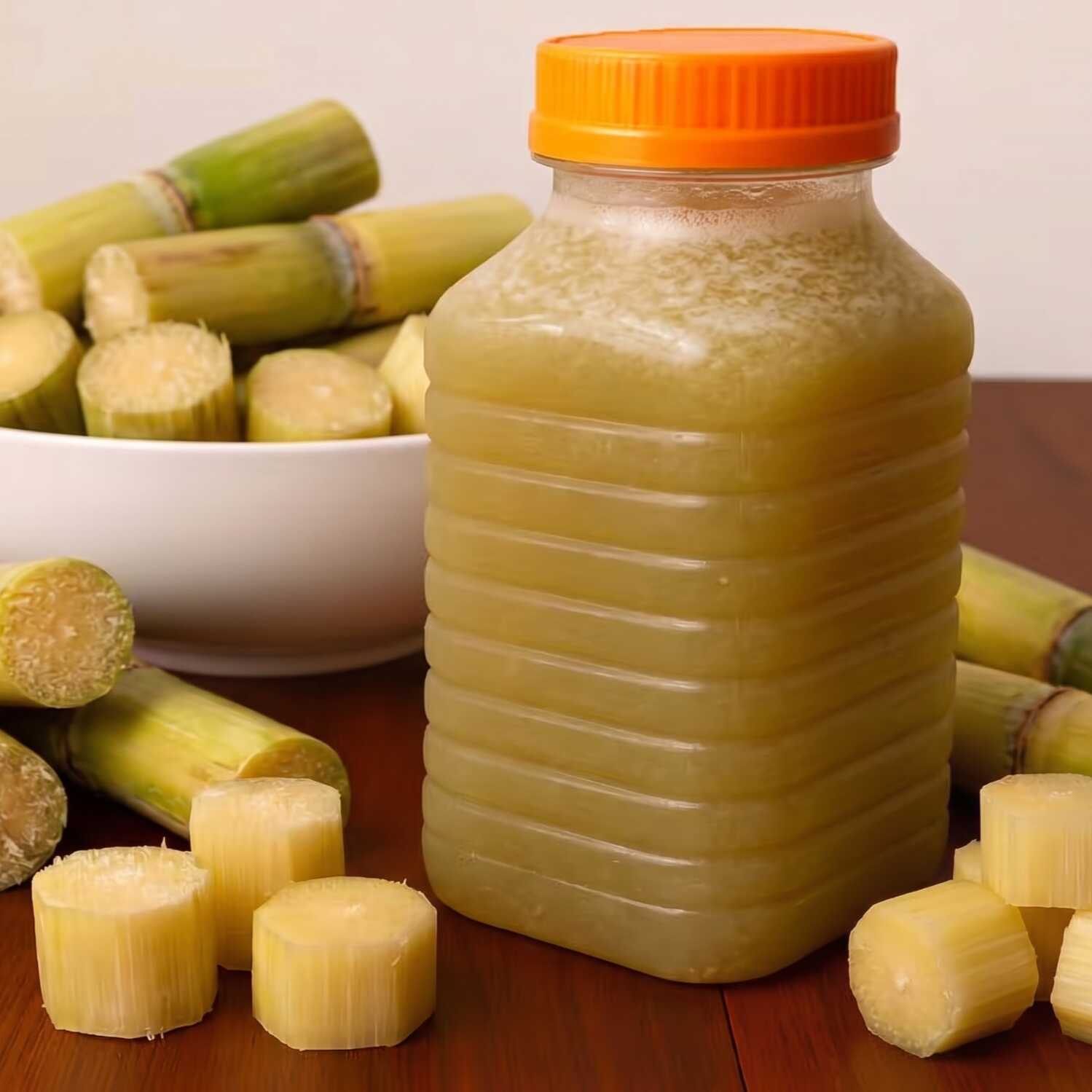 Caldo de cana natural