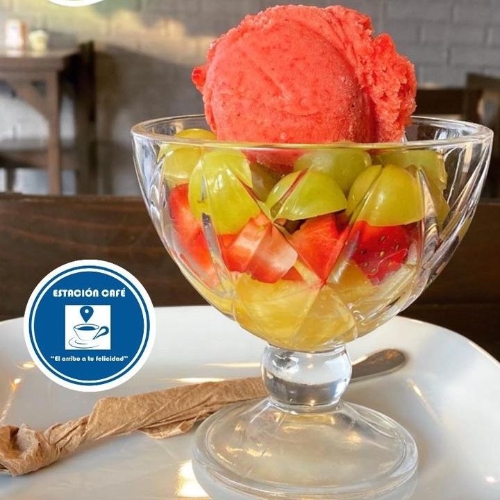 Sorbet con Fruta
