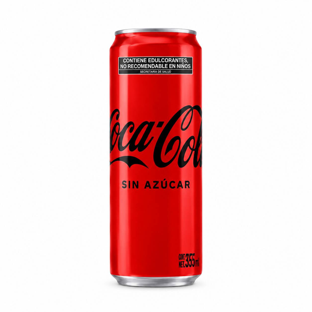 Coca Cola Lata 355 Ml Sin Azúcar