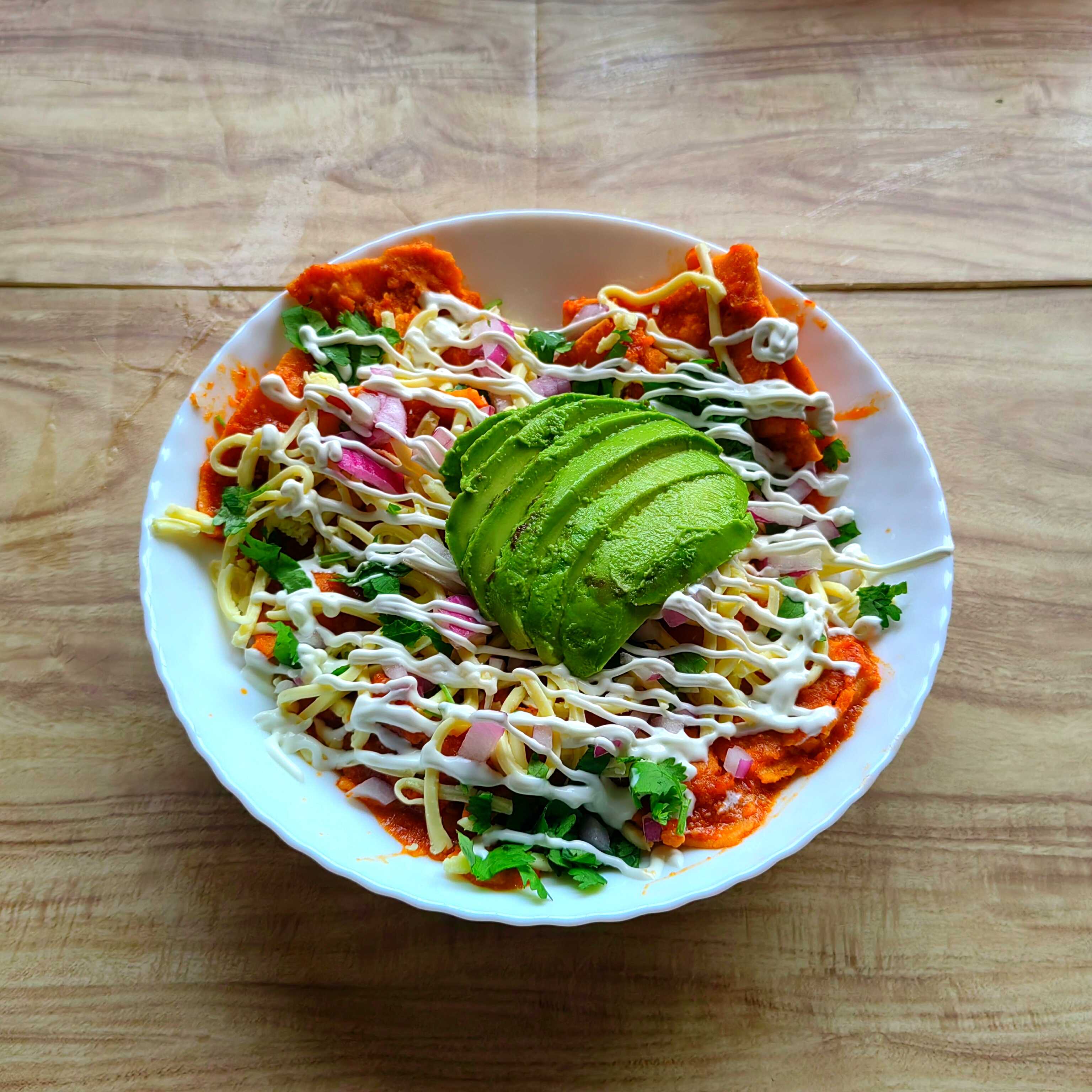 Chilaquiles con Pollo
