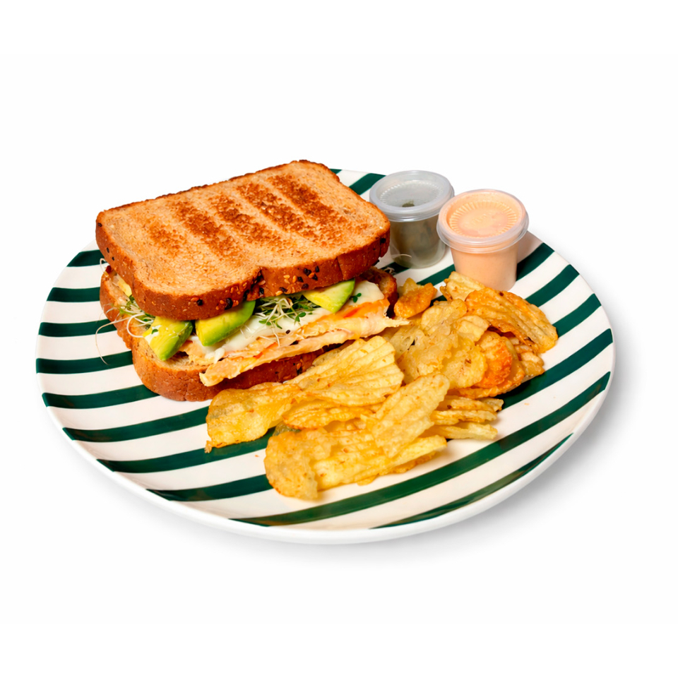 Sandwich de pollo manchego