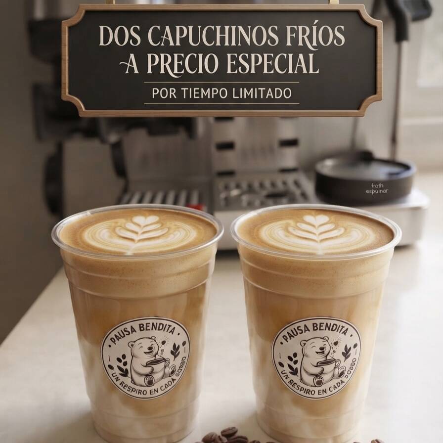 Combo Capuchinos Frios 16oz GRANDE