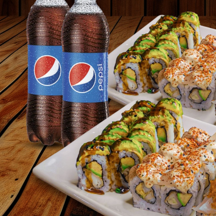 48 Makis + 2 pepsis
