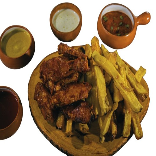 Alitas Estilo Lomo Saltado Flameadas