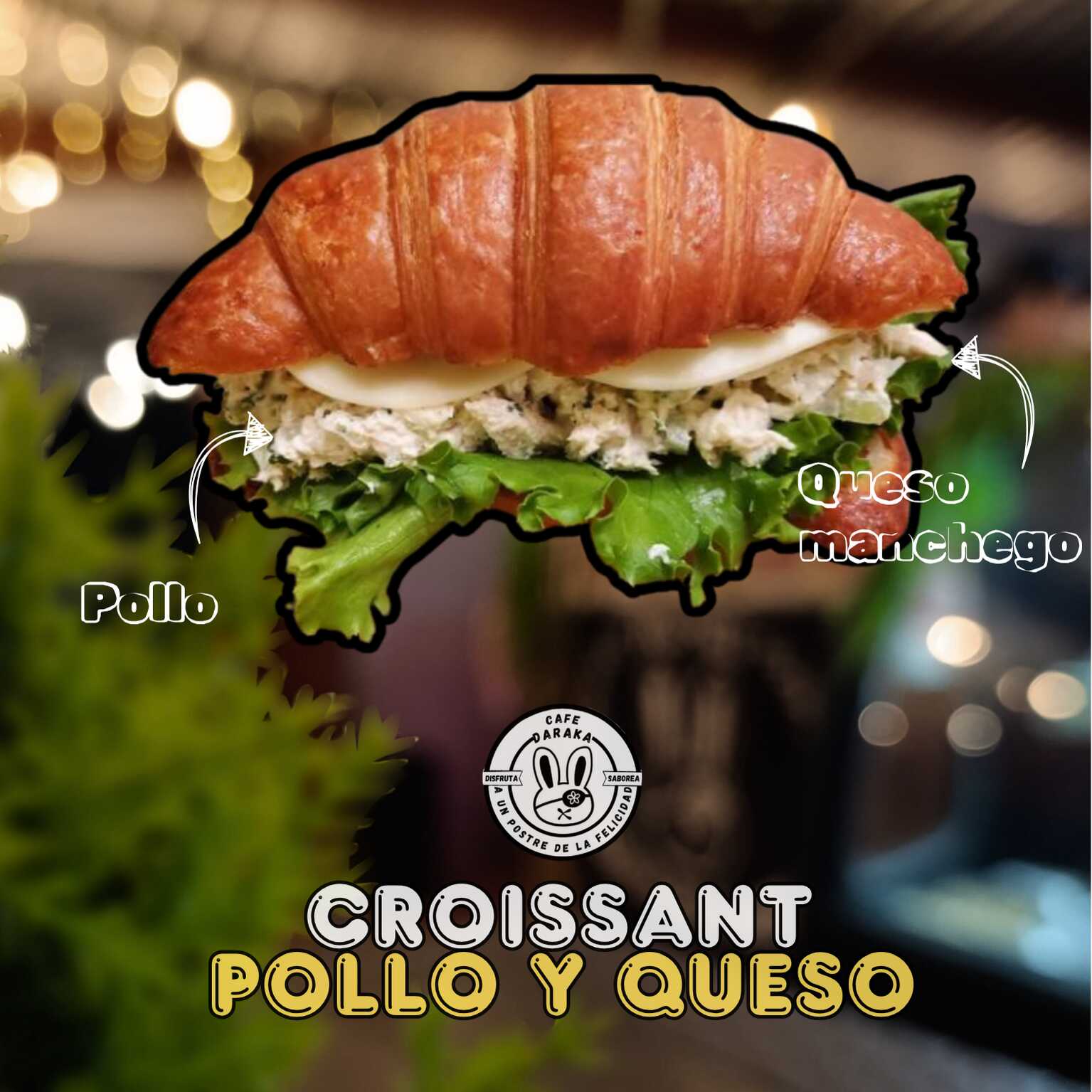 Croissant Pollo & Queso