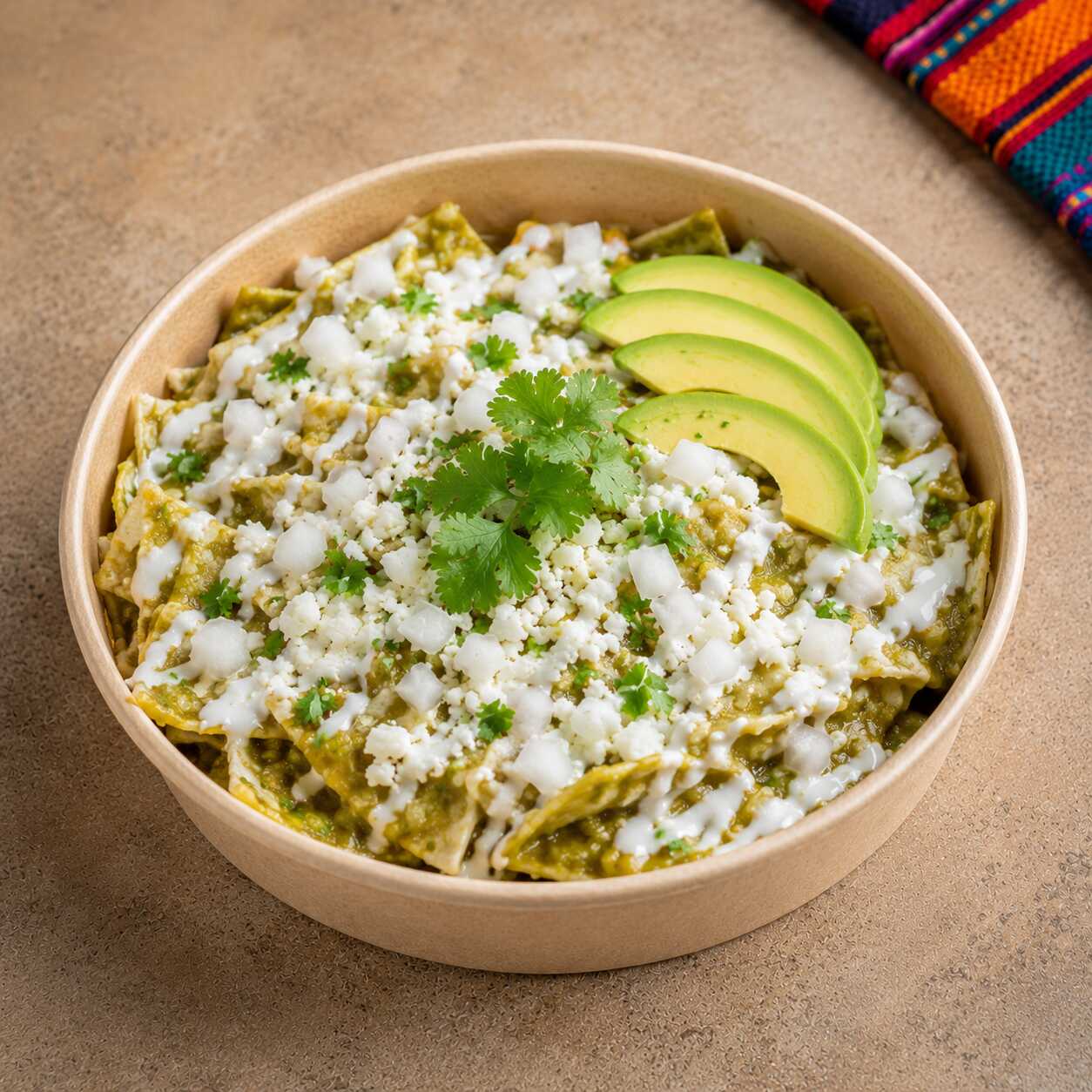 Chilaquil Sin Proteína Grande